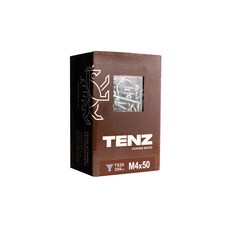 TENZ 登馳 鍍鋅木螺絲, 詳見包裝, 梅花孔尖尾木螺絲M4*50(250支)