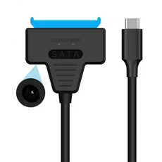 쉬운 드라이브 라인 USB 3.0-DC 전원 공급 장치 포트가 있는 Sata 기계식 솔리드 스테이트 하드 어댑터, 15 USB3.0 C with DC, 01 Adapter