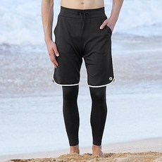 에어워크서프 남성래쉬가드 반바지레깅스 YAWe4207 아쿠아레깅스워터레깅스