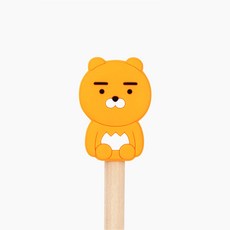 카카오프렌즈 실리콘 연필캡 라이언 1개 연필홀더 연필뚜껑 연필깍지 카카오연필캡