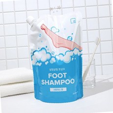 발 각질 제거 풋케어 샴푸 시트러스 향 대용량 리필형 욕실 발 관리 발 냄새, 1개, 1매입