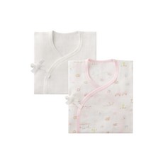 Combi 2入 紗布肚衣 純棉柔紗 快樂車車