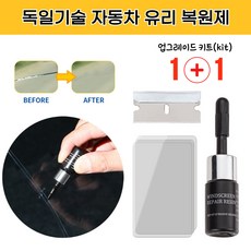 독일기술 자동차 유리 복원제 돌빵 기스 (당일배송 1+1), 4개, 2ml