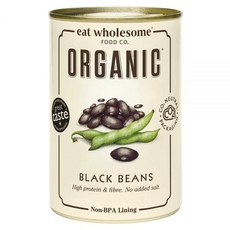 Eat Wholesome Food Co 이츠 홀썸 유기농 검은콩 400g 12개 묶음, Eat Wholesome Food Co 이츠 홀썸 유기