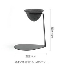 一體成型過濾公道杯, ⓌⓝⓁ↬◓↬鐵架款無孔茶漏↫◓↫, 1套