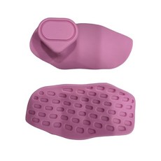 헬스장 실리콘 손바닥 패드 미끄럼방지 운동용 철봉 트레이닝 헬스기구, 1개, 핑크 OPP봉투포장