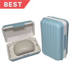 티알비 휴대용 비누케이스 비누곽, 민트, 1개