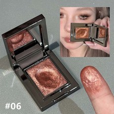 레온 다크 그린 아이 섀도우 스파클링 파인 팔레트 진주 메이크업 브 빛 매쉬 쉬운 적용하기 포테이토, 06