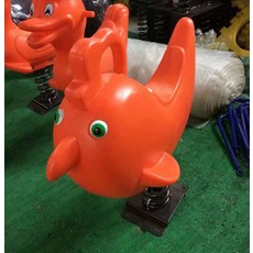 놀이터 시소 스프링 흔들 의자 용수철 동물 야외 공원, BK