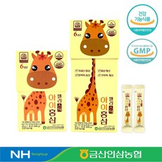 [농협] 어린이 6년근 홍삼 젤리 (스틱형 망고맛), 20g, 30개