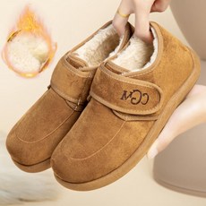 부드러운 퍼안감 겨울 털 단화 데일리 여성 방한 신발