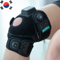국내생산 미라클 무릎 저주파 EMS 마사지기 안마기 중주파, M 여성용, 사이즈