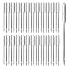 100pcs 재봉틀 바늘 자수 가죽 청바지를위한 무거운 듀티 재봉틀 바늘 (110/18)