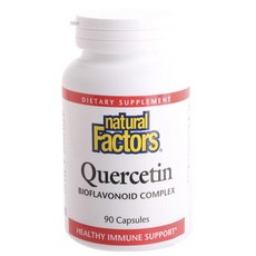 natural Factors 無麩質槲皮素膠囊, 90顆, 1罐