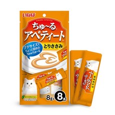 [오늘까까] 이나바 츄르 아페티토 짜먹는 고양이 간식 파우치, 64g, 4세트, 닭가슴살