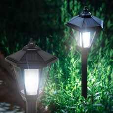 태양광 정원등 태양열 LED 가로등 조명 육각등, 01_ 태양광 육각등 플러스_말뚝형_흰빛