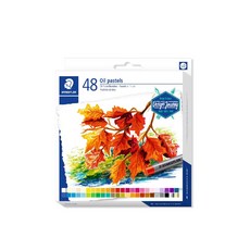 STAEDTLER 施德樓 油性粉彩條 24/36/48色 藝術家系列, 1個, 48色, 48色