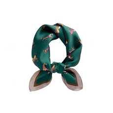 Tim & Tina Square 100% 멀베리 실크 53.3 x 53.3cm21 21인치 헤어 스카프 헤드 슬리핑 랩 새틴 헤드 S40 블루 및 그린 캐슈 169181, S7 말 (그린)