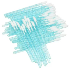 50Pcs 일회용 크리스탈 립 브러쉬 글로스 완드 속눈썹 Spoolies 래쉬 확장 클리닝 애플리케이터 마이크로, 1개