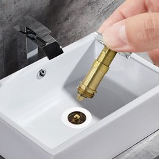 세면대 물마개 원터치 폽업마개 진영 세면대부속품 자동팝업, 1개