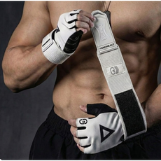 어반그립 헬스장갑 손목보호대 리스트랩 운동 웨이트 반장갑, 1개, 화이트