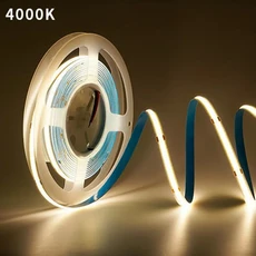 5m 10m 20m 30m COB LED 스트립 라이트 220V 플렉스 테이프 램프 IC 칩 내장 고휘도 240 LED 선형 조명 RA90 자연광, 03 4000K-Natural White, 03 5m