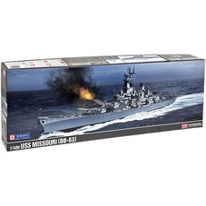 [쀼샵] 아카데미과학 미주리 BB-63 전함 조립 프라모델 피규어 장난감 완구 선물, 1개