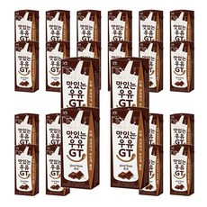 남양 맛있는우유 GT 멸균우유 초코맛 190ml 24개
