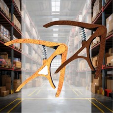 우드무늬 기타 카포 사운드 용품 조정 줄 변경 우쿨렐레, 진우드