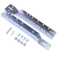 Zadery 차고 문 강화 브래킷 조절 가능 45.7cm(18인치) 53.3cm(21인치) 61cm(24인치) 오프너용 탄소강 아연 도금, Zadery 차고 문 강화 브래킷 조절 가능, 45.7