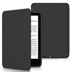 히 새로운 15.2cm6인치 킨들11세대 2024/2022 출시용 케이스 마그네틱 TPU 뒷면 자동 슬립/웨이크가 있는 Sanyetral 슬림 PU 가죽 커버 TCL Remar, Yqsl-블랙