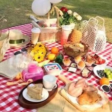 캠핑 매트 야외 텐트 그라운드 패드 봄 나들이 시트 쿠션 방수 잔디, 3. Red