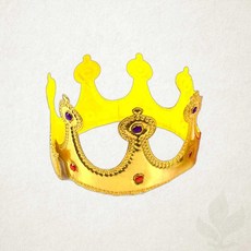 스펀지왕관 골드 헤어밴드 코스튬 학예회 재롱잔치 해피파티