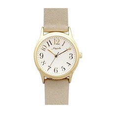 팔로우 손목시계 fragola(프라골라) 라운드 벨트 E02218S-1 GY 레ディース 그레이