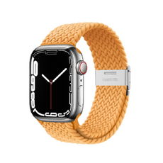 진호 스마트 워치 나일론 루프 스트랩 TWO, 35#라이트 오렌지, 38/40/41mm