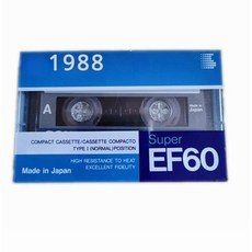 1988 레트로 봉인 카세트 위치 일반 EF60 싱글 테이프 컬렉션, 1개