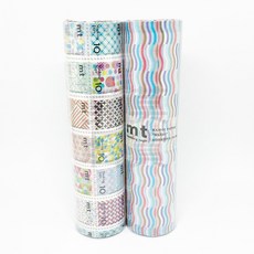 莫莫日貨 mt 阪急文具博限定款wrap免膠水包裝紙(小捲) 日本原裝進口禮品包裝, 1個, 切手