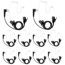 Yolipar 10 PCS RDM2070D Earpiece Surveillance Kit Compatible with Motorola Radio CLS1410 CLS1110 C, for Motorola radio