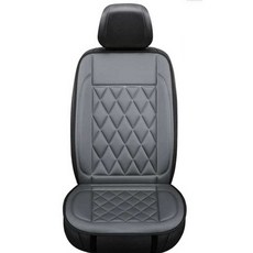 차량용 열선 시트 전기 방석 쿠션 시가잭 충전 겨울 패드 12V그레이(승용차)/1개