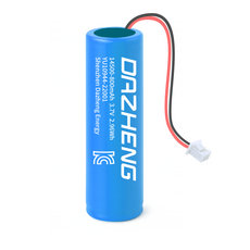 14500 리튬이온 배터리 충전지 3.7V 800mAh, 1개, 1개입