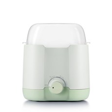 暖奶器溫奶器五合一恆溫消毒器熱奶自動加熱解凍供跨境母嬰消毒器, 1個, 晨霧綠中文版:1個