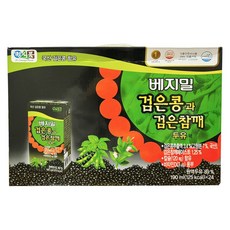 베지밀 검은콩과 검은참깨 두유, 190ml, 24개