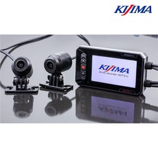 키지마 드라이브 레코더 AD731J 듀얼 카메라 IP66 Z9-30-006 바이크 모토라인