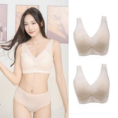탑 8005# 인견 쟈카드 노와이어 &몰드 볼륨 스포츠 브라 1종 2종세트