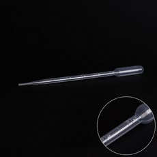 대용량 투명 플라스틱 스포이드 소분, 50개, 5ml