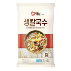 백설 생칼국수면 550g, 1개