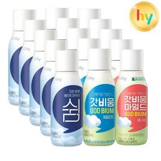 hy 한국야쿠르트 갓비움 쉼 3종230ml (쉼5+애사비5+애플민트5) 총15입, 15개, 230ml