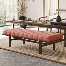 벤치 방석 패드 쿠션 카페 두툼한 의자, 테디 벨벳 - 사쿠라 파우더