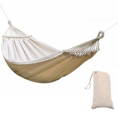 낭만캠핑 캔버스 우드바 해먹 일반 와이드형 감성 캠핑, 캔버스해먹(일반형)