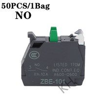 단추 스위치 접점 블록 Zbe 101 No / 102 Nc Xb4 xb5 50, ZBE101